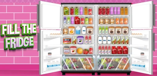 Fill The Fridge organized fridge gameplay