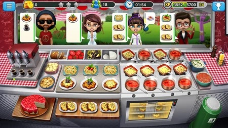 Food Truck Chef busy kitchen gameplay